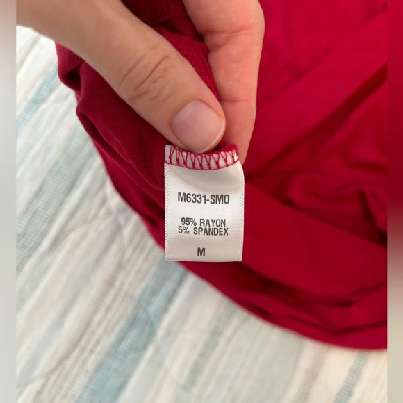 maternity dress red Size M - Picture 5 of 11